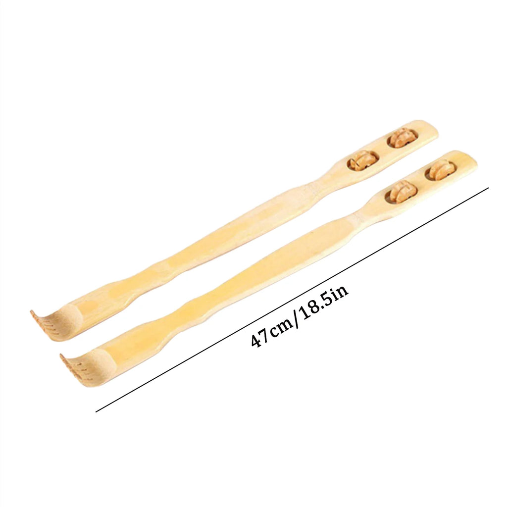 Clearance Dependable Industries 2 Pack Back Scratcher Massage Rollers Long Reach Therapeutic, Massage Tools Clearance Sale, 2*Scratching Rake