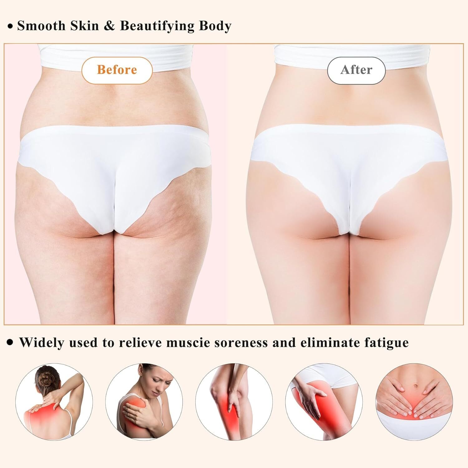 7-In-1 Wood Therapy Massage Tools Lymphatic Drainage Massager for Muscle Pain