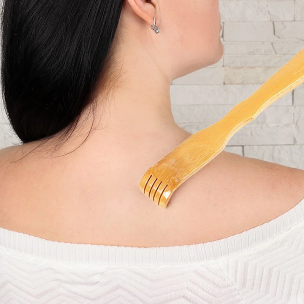 Clearance Dependable Industries 2 Pack Back Scratcher Massage Rollers Long Reach Therapeutic, Massage Tools Clearance Sale, 2*Scratching Rake